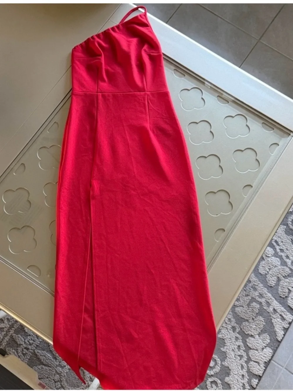 ABERCROMBIE & FITCH Red Maxi Dress Women’s size Small